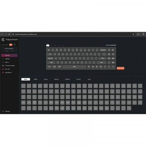 Клавіатура бездротова Keychron K17 PRO 100Key (K17P-H1-UA)
