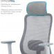 Крісло офісне Officepro Wave OC670-G-G-G Grey