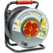 Подовжувач на котушці PowerPlant JY-20022/50 4 розетки, 16А, 3x2.5мм, 50 м, 100% мідь Grey (EX610549)
