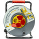 Подовжувач на котушці PowerPlant JY-20022/50 4 розетки, 16А, 3x2.5мм, 50 м, 100% мідь Grey (EX610549)