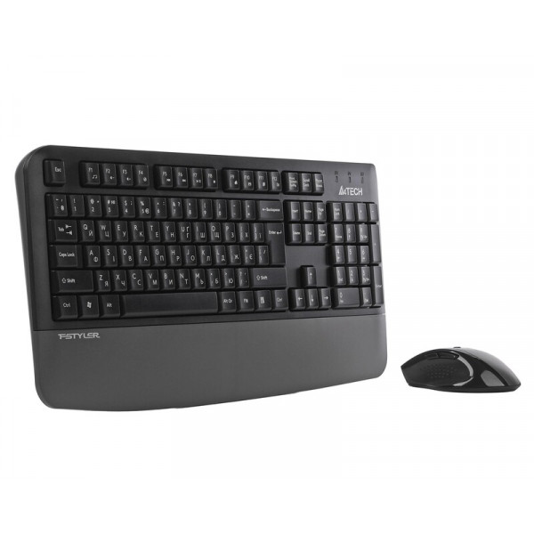 Комплект (клавіатура, миша) бездротовий A4Tech Fstyler FG2500S Plus Grey