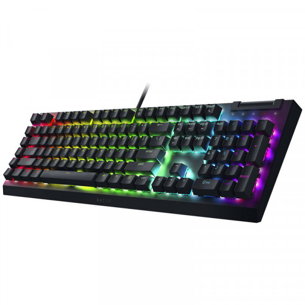 Клавіатура Razer BlackWidow V4 X Green Switch RU Black (RZ03-04700800-R3R1)