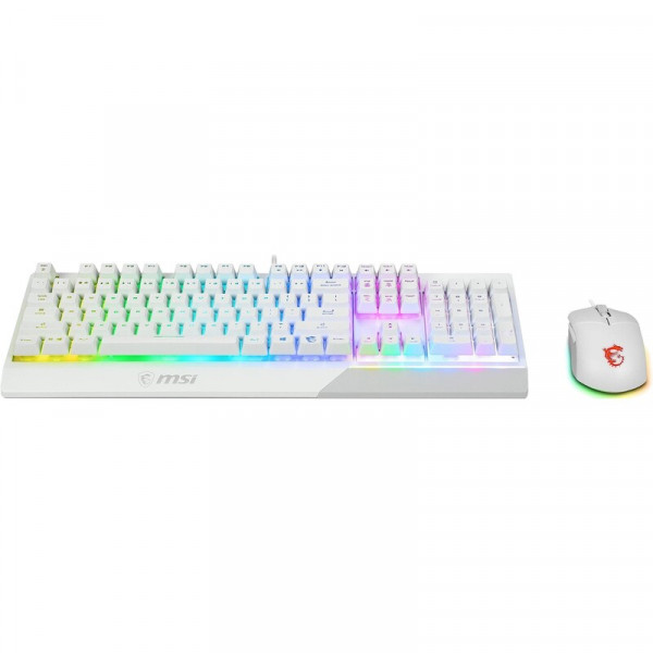Комплект (клавіатура, миша) MSI Vigor GK30 Combo UA White