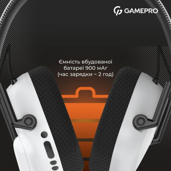 Гарнітура GamePro Genesis Mercury Pro White (HSW120W)