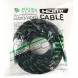 Кабель PowerPlant (KD00AS1295) HDMI-HDMI v2.0, 20м, Double ferrites, Black