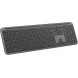 Клавiатура бездротова Logitech Signature Slim K950 US Graphite USB (920-012465)