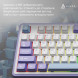 Клавіатура бездротова Ajazz AK980 V2 Gift Switch V2 White (AK980-V2-G-PWB)