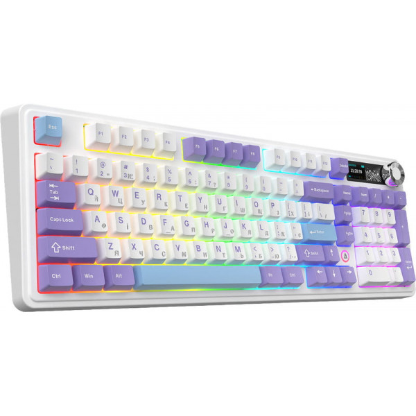 Клавіатура бездротова Ajazz AK980 V2 Gift Switch V2 White (AK980-V2-G-PWB)