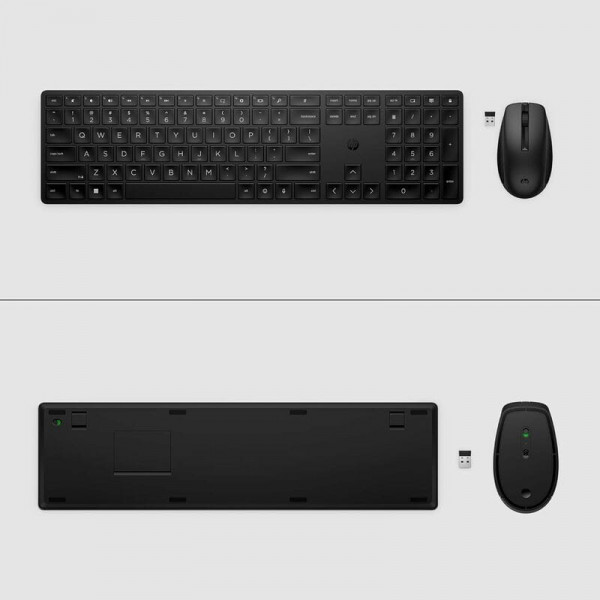 Комплект (клавіатура, миша) бездротовий HP 650 Black (4R013AA)