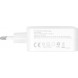 Мережевий зарядний пристрій Choetech GaN 2хUSB Type-C PD100W White (PD6008)