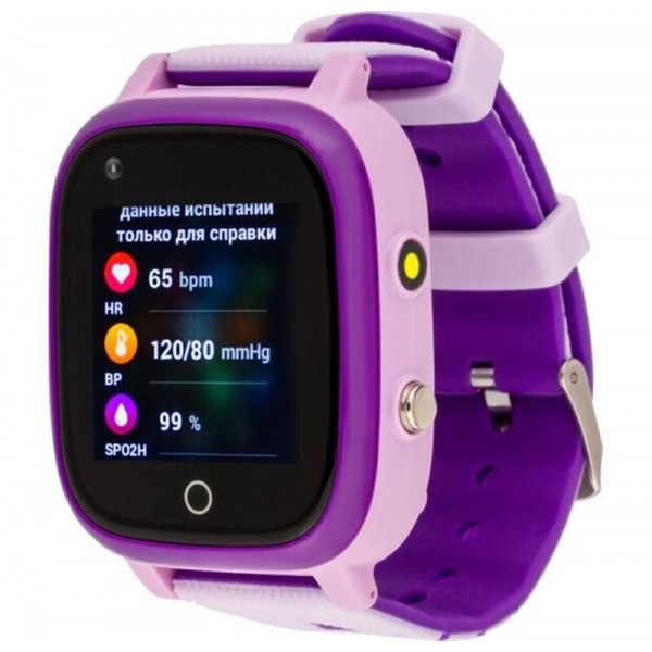 Дитячий смарт-годинник AmiGo GO005 4G WIFI Thermometer Purple