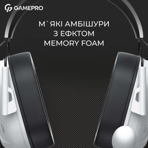 Гарнітура GamePro Genesis Hunter White (HS1350W)
