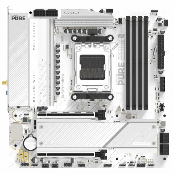 Материнська плата Sapphire B850M Pure WiFi Socket AM5