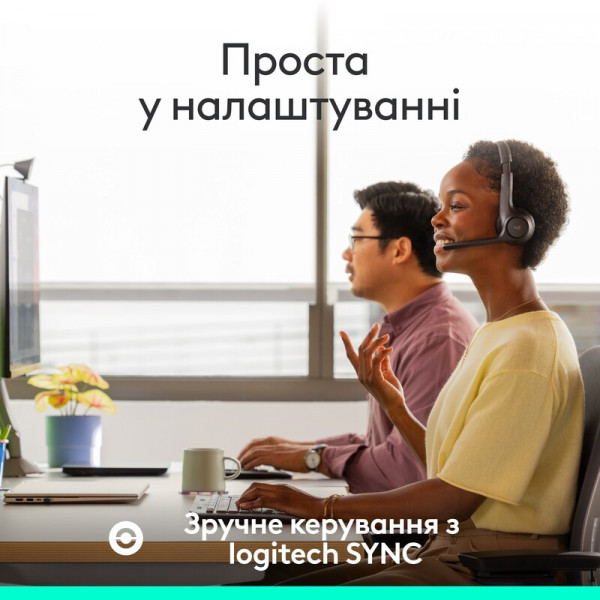Bluetooth-гарнітура Logitech Zone 305 MS Black (981-001458)