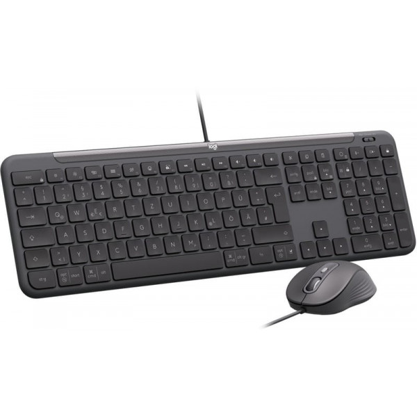 Комплект (клавіатура, миша) Logitech Signature Slim Combo MK620 Graphite (920-013349)