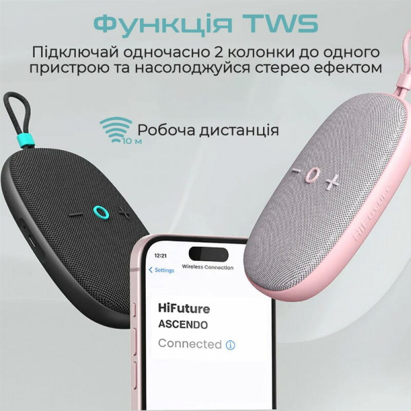 Акустична система HiFuture Ascendo 20W Pink (ascendo.pink)