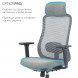 Крісло офісне Officepro Wave OC599-B-DG-DG Black/Dark Gray