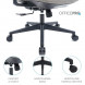 Крісло офісне Officepro Wave OC599-B-DG-DG Black/Dark Gray