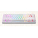 Клавіатура бездротова Motospeed SK66 Gateron Red Hot Swap White (mtsk66wmr)