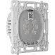 Реле Ajax LightCore Vertical 2-gang 2-way для двоклавішного вимикача