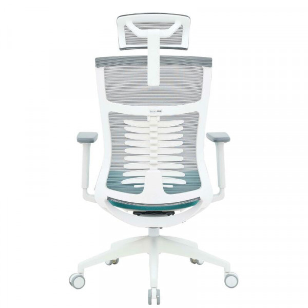 Крісло офісне Officepro Balance OC550-W-DG-BL White/Dark Gray/Blue