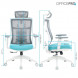 Крісло офісне Officepro Balance OC550-W-DG-BL White/Dark Gray/Blue