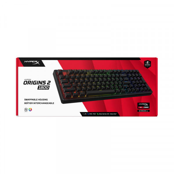 Клавіатура HyperX Origins 2 1800 HX Red USB Black (B4QS4AA)