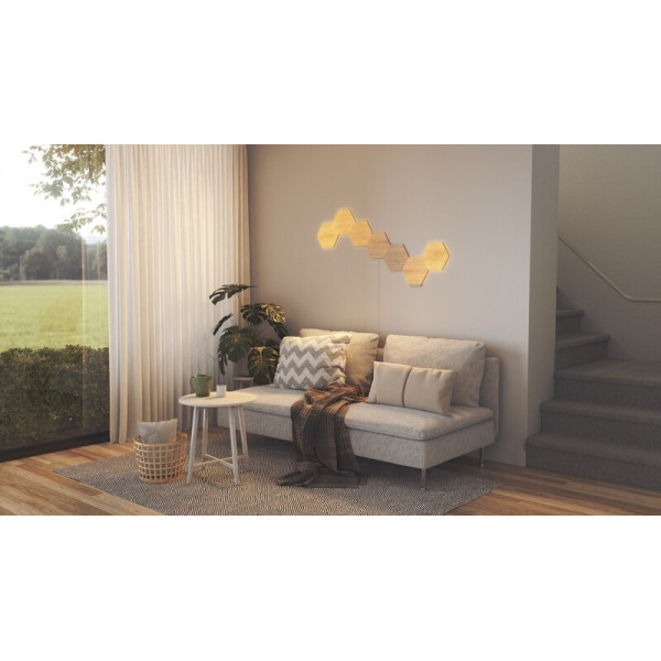 Додаткові панелі Nanoleaf Elements - Hexagons Expansion Pack Apple HomeKit, 3 шт. (NL52-E-0001HB-3PK)