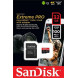 Карта пам`яті MicroSDHC 32GB UHS-I/U3 Class 10 SanDisk Extreme Pro A1 + SD-адаптер R100/W90MB/s (SDSQXCG-032G-GN6MA)