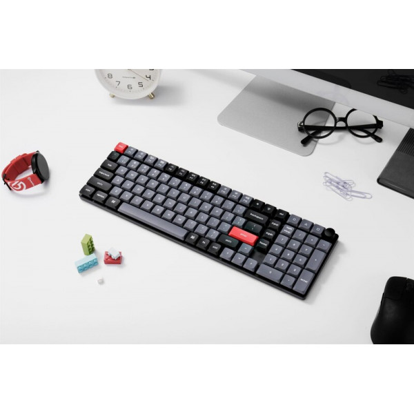 Клавіатура бездротова Keychron K17 Pro, Gateron MX 2.0 Brown, Hot-Swap, RGB UA Black (K17P-H3-UA)