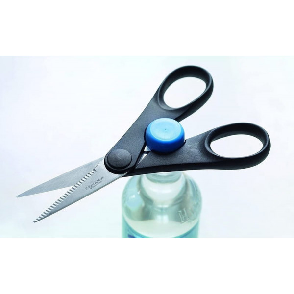Кухонні ножиці з відкривачкою Fiskars Essential 20 см (1023820)