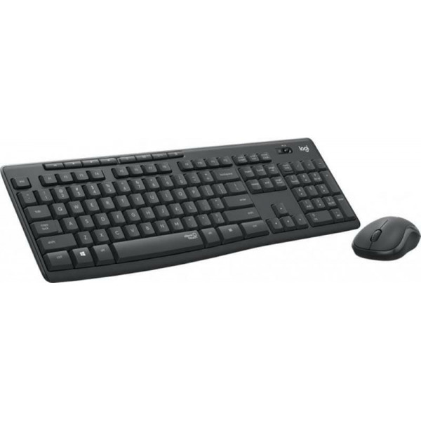 Комплект (клавiатура, миша) бездротовий Logitech MK295 Combo Black (920-009800)