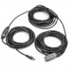 Активний подовжувач PowerPlant USB - USB V 3.0 (M/F), 20 м, чорний (CA912865)