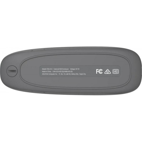 Зовнішня кишеня Asus Cobble ESD-A1A PCIe NVMe M.2 2230/2242/2260/2280 USB Type-C 3.2 Grey (90DD02R6-M09000)