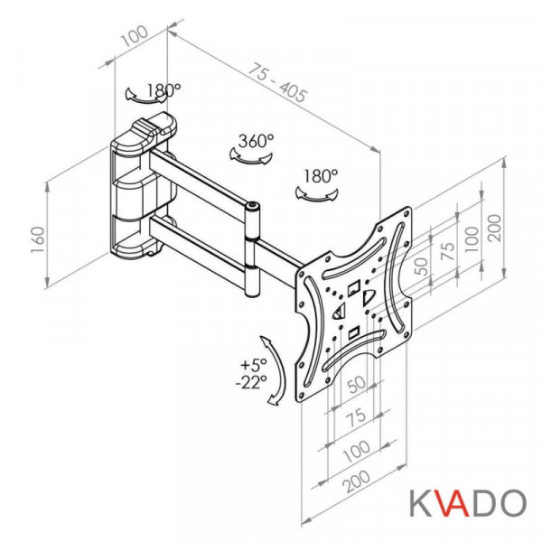Кронштейн КВАДО К-42