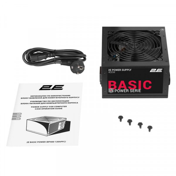 Блок живлення 2E Basic Power 400W (2E-BP400-120APFC)