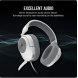 Гарнiтура Corsair HS55 Stereo Headset White (CA-9011261-EU)