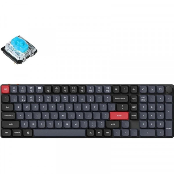 Клавіатура бездротова Keychron K17 PRO 100Key (K17P-H2-UA)