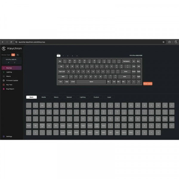 Клавіатура бездротова Keychron K17 PRO 100Key (K17P-H2-UA)