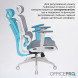 Крісло офісне Officepro Skyline White/Dark Gray (OC680-W-DG-DG)