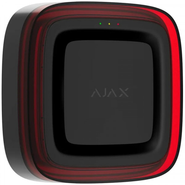 Бездротовий пожежний світлозвуковий датчик Ajax EN54 FireProtect Jeweller (Sounder/VAD) Black