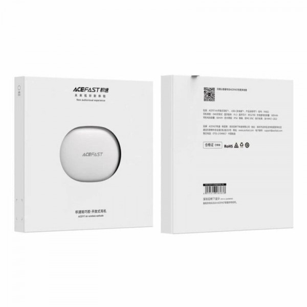 Bluetooth-гарнітура Acefast FA002 ANC White (6974316283638)