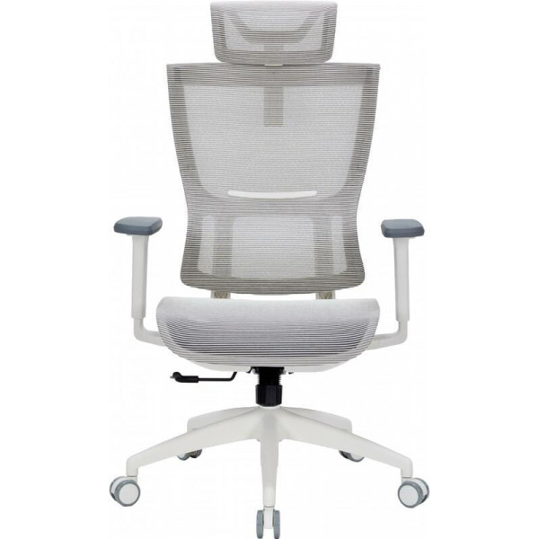 Крісло офісне Officepro Elegant OC660-W-LG-LG White/Light Gray