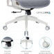 Крісло офісне Officepro Elegant OC660-W-LG-LG White/Light Gray