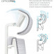 Крісло офісне Officepro Elegant OC660-W-LG-LG White/Light Gray