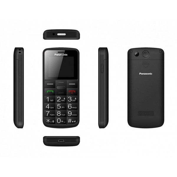 Мобiльний телефон Panasonic KX-TU110 Dual Sim Black (KX-TU110EXB)