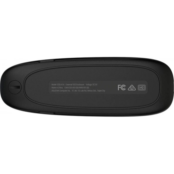 Зовнішня кишеня Asus Cobble ESD-A1A PCIe NVMe M.2 2230/2242/2260/2280 USB Type-C 3.2 Black (90DD02R0-M09000)