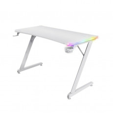 Геймерський стіл Trust GXT 709W Luminus RGB White (25328)