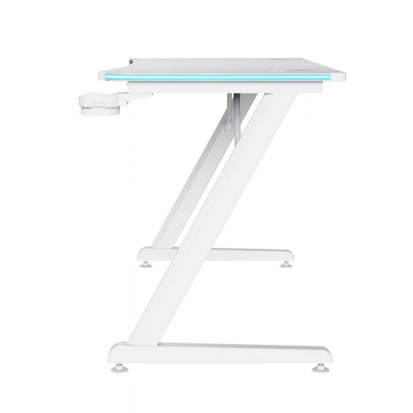 Геймерський стіл Trust GXT 709W Luminus RGB White (25328)