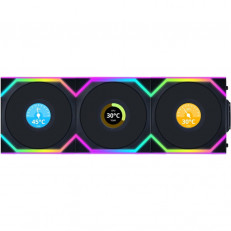 Вентилятор Lian Li Uni Fan SL Wireless LCD 120-3 Reverse Black (G99.12RSLLCD1W3B.00)